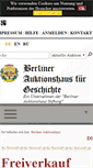 Mobile Screenshot of berliner-auktionshaus.com